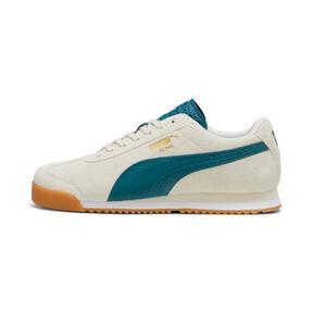 PUMA Roma Suede Men's Sneakers in Alpine Snow/Cold Green/Gum Product Image