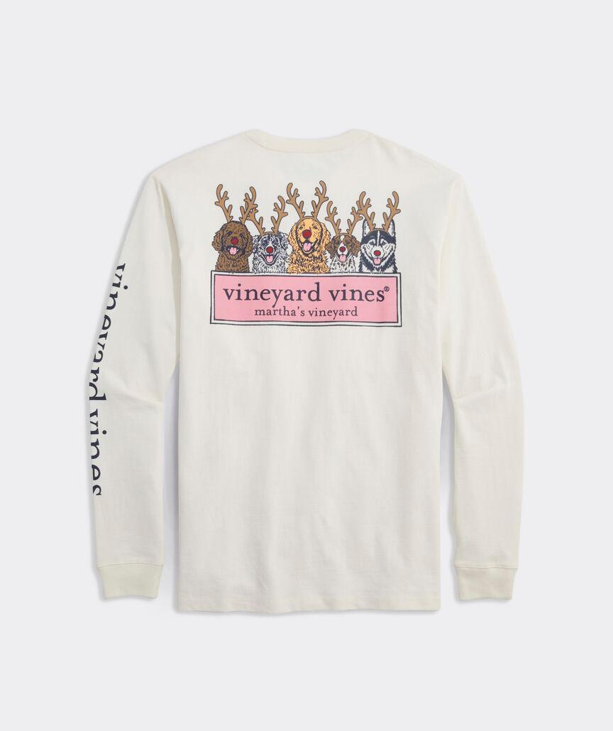 Reindeer Pups Logo Box Long-Sleeve Tee Product Image