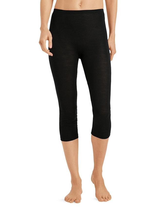 Womens Wool-Blend Cropped Leggings Product Image