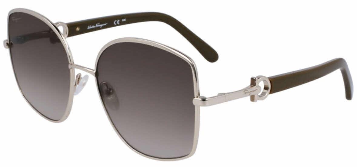 FERRAGAMO Gancini 57mm Gradient Oval Sunglasses Product Image