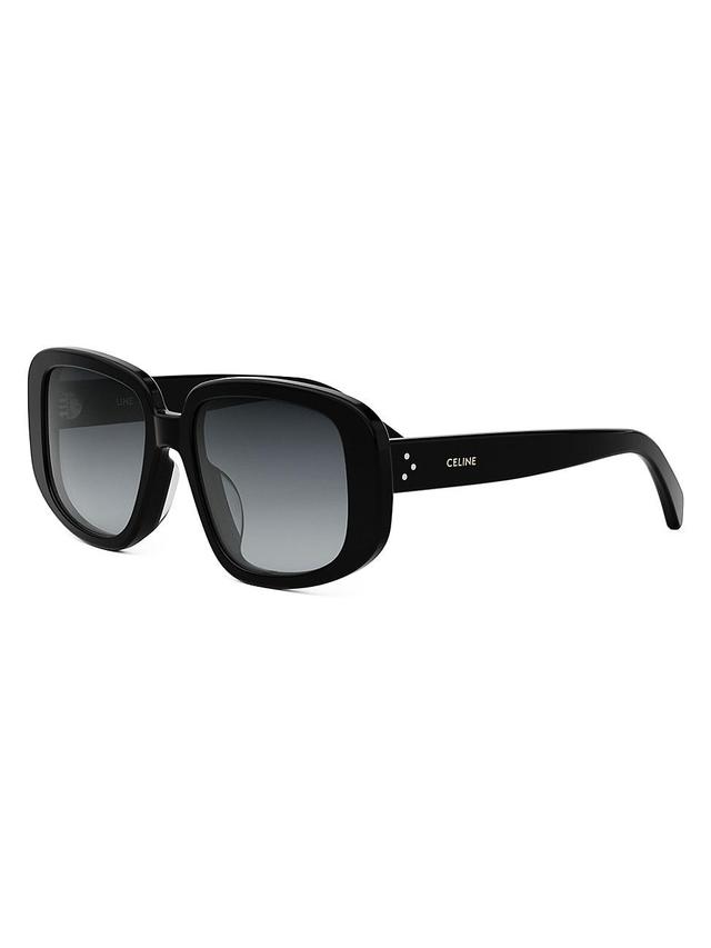 Womens Three Dots 55MM Geometric Sunglasses Product Image