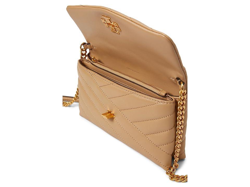 Womens Kira Chevron Leather Wallet-On-Chain Product Image