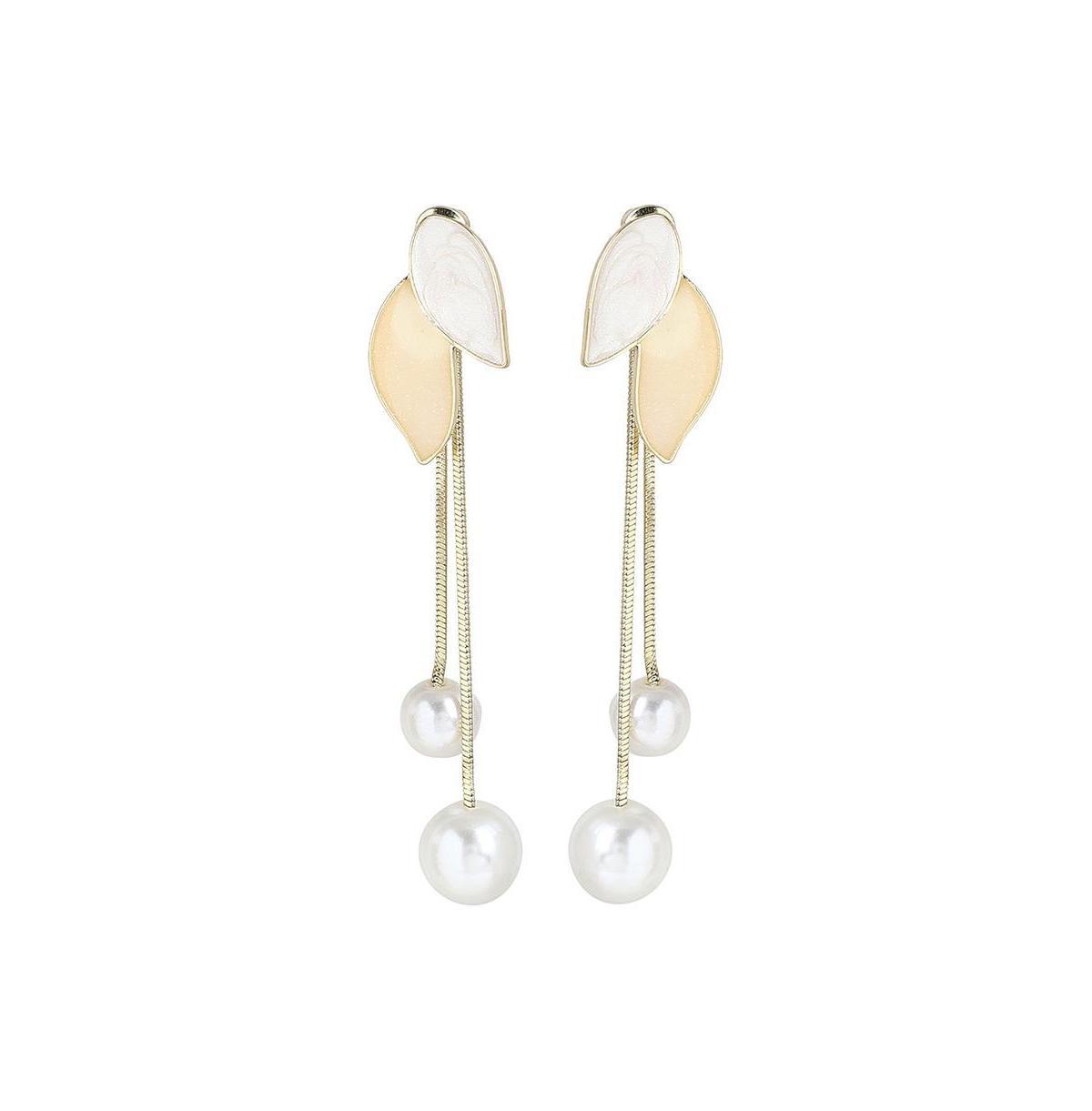 Sohi Womens Petal Drop Earrings Product Image