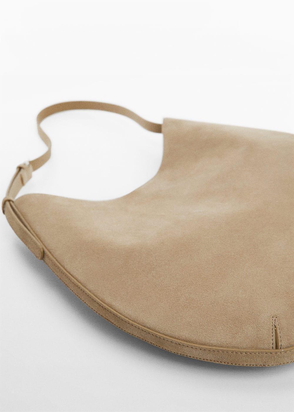 MANGO - Leather shoulder bag - One size - Women Product Image