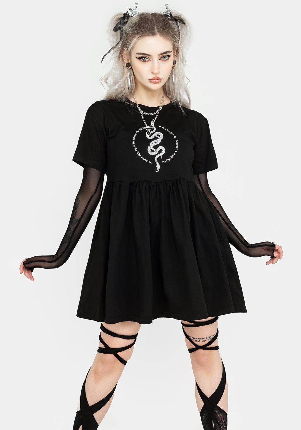 Hermetica Jersey Skater Dress Product Image