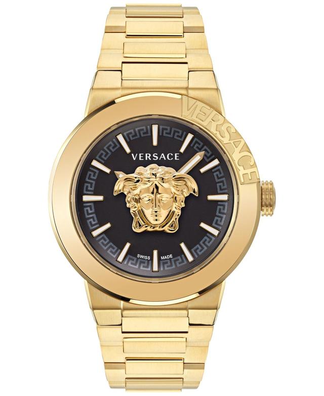 Mens Medusa Infinite IP Yellow Gold Bracelet Watch/45MM Product Image