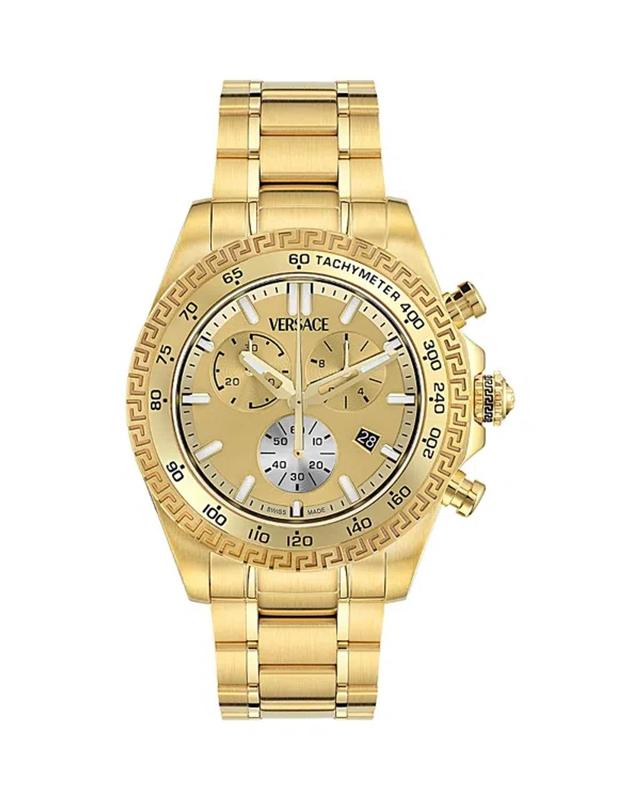 VERSACE Chrono X Chronograph, 44mm In Gold Product Image