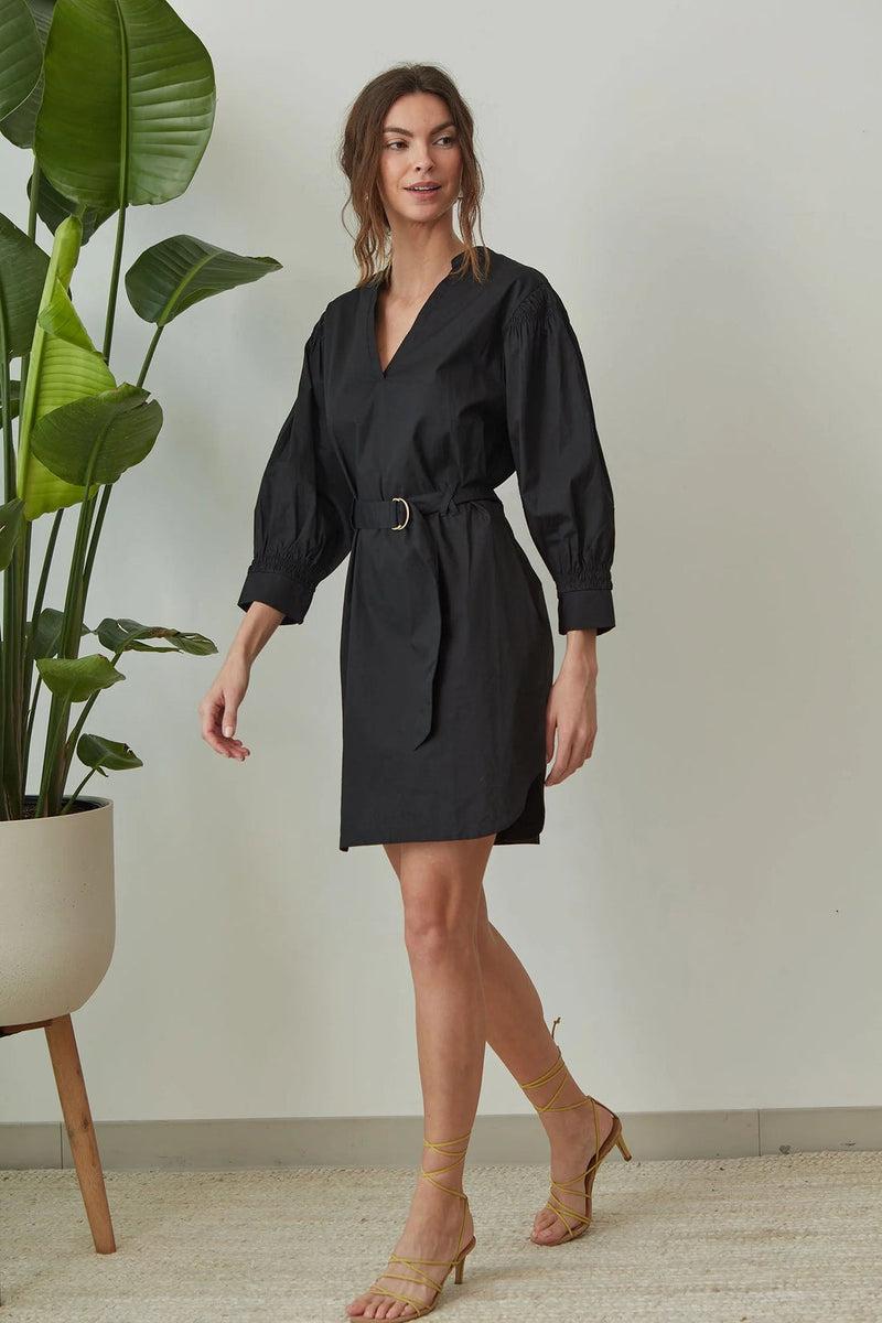 Eunice Dress- Deep Black Product Image