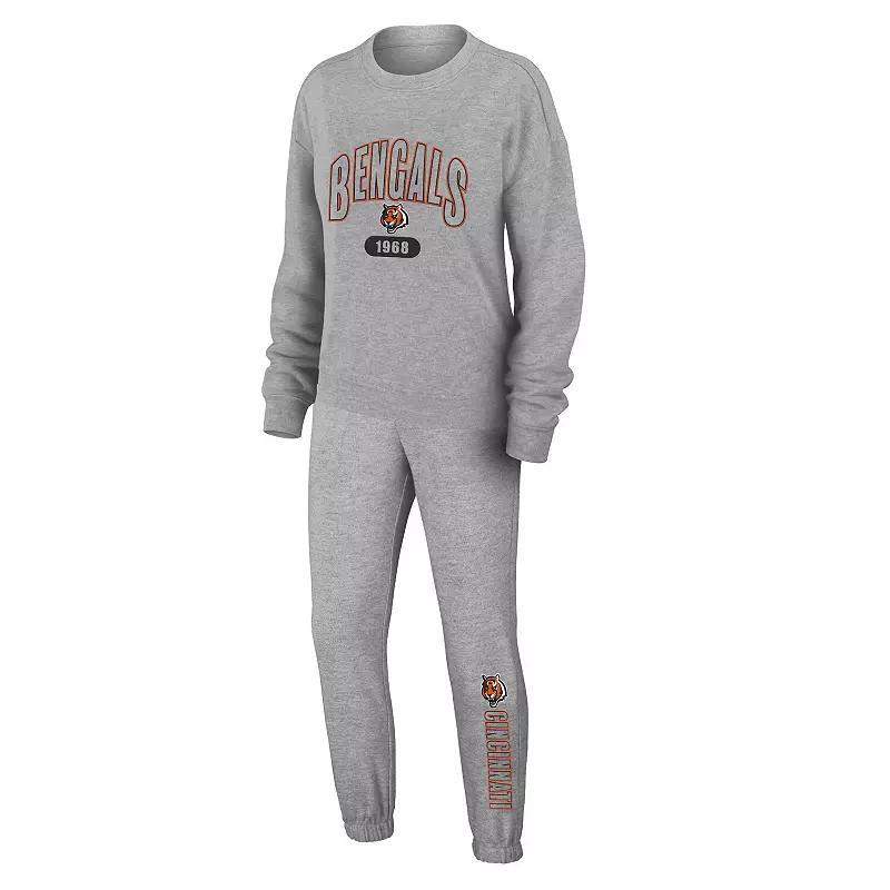 Womens WEAR by Erin Andrews Gray San Diego Padres Knitted Lounge Set Grey Product Image