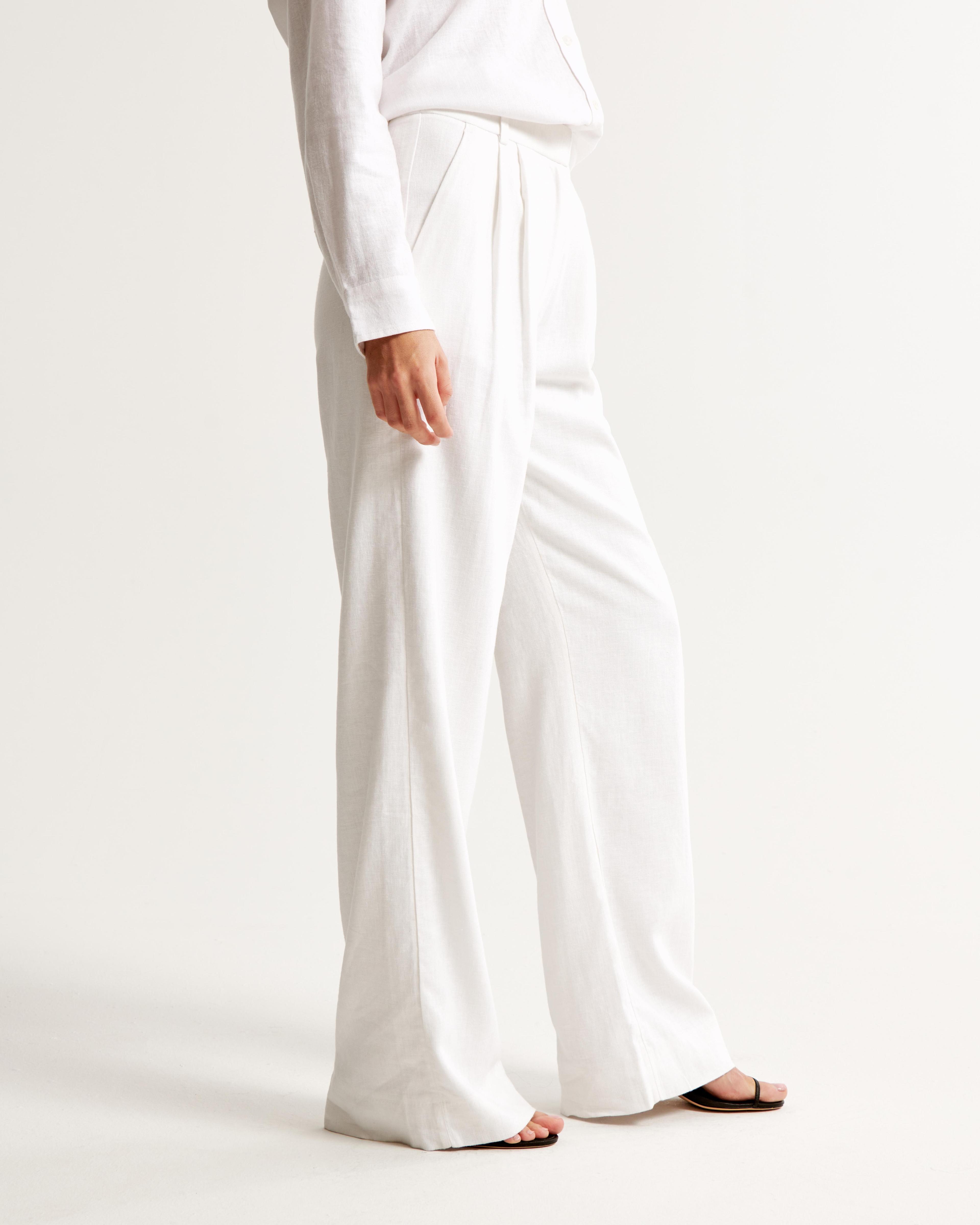 A&F Sloane Tailored Linen-Blend Pant Product Image