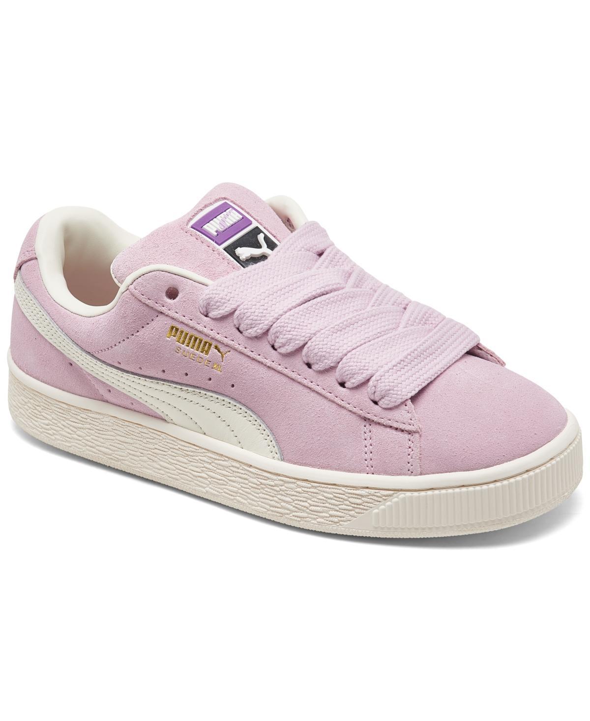 PUMA Suede Xl (Grape Mist/Warm White) Women's Lace up casual Shoes Product Image