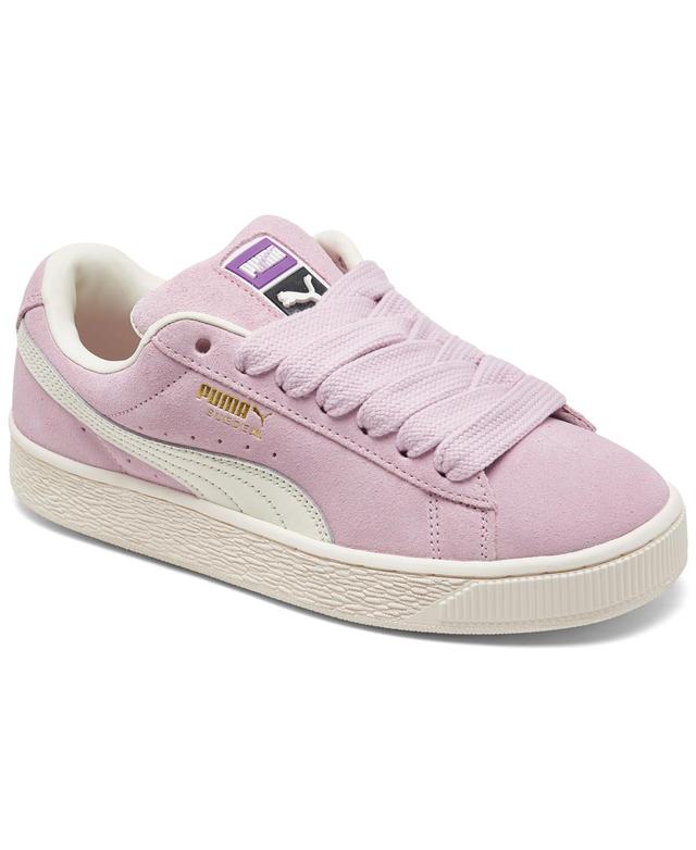 PUMA Suede Xl (Grape Mist/Warm White) Women's Lace up casual Shoes Product Image