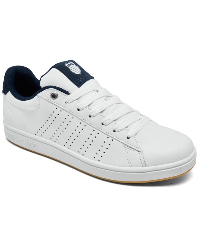 K-Swiss Mens Court Casper Casual Sneakers from Finish Line - Navy, White Product Image