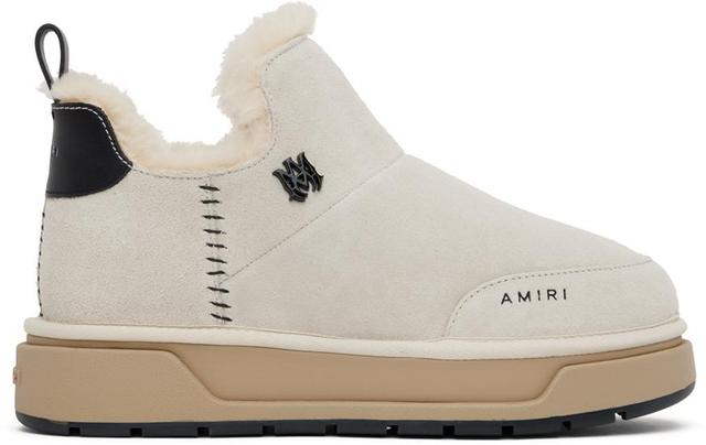 Off-white Malibu Boots In Alabaster-shearling Product Image