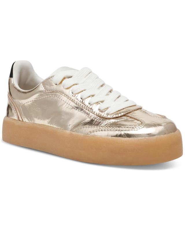 Steve Madden Womens Tux Double Platform Lace-Up Sneakers Product Image