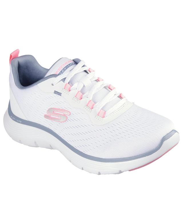 Skechers Womens Flex Appeal 5.0 Walking and Training Sneakers from Finish Line - White Product Image