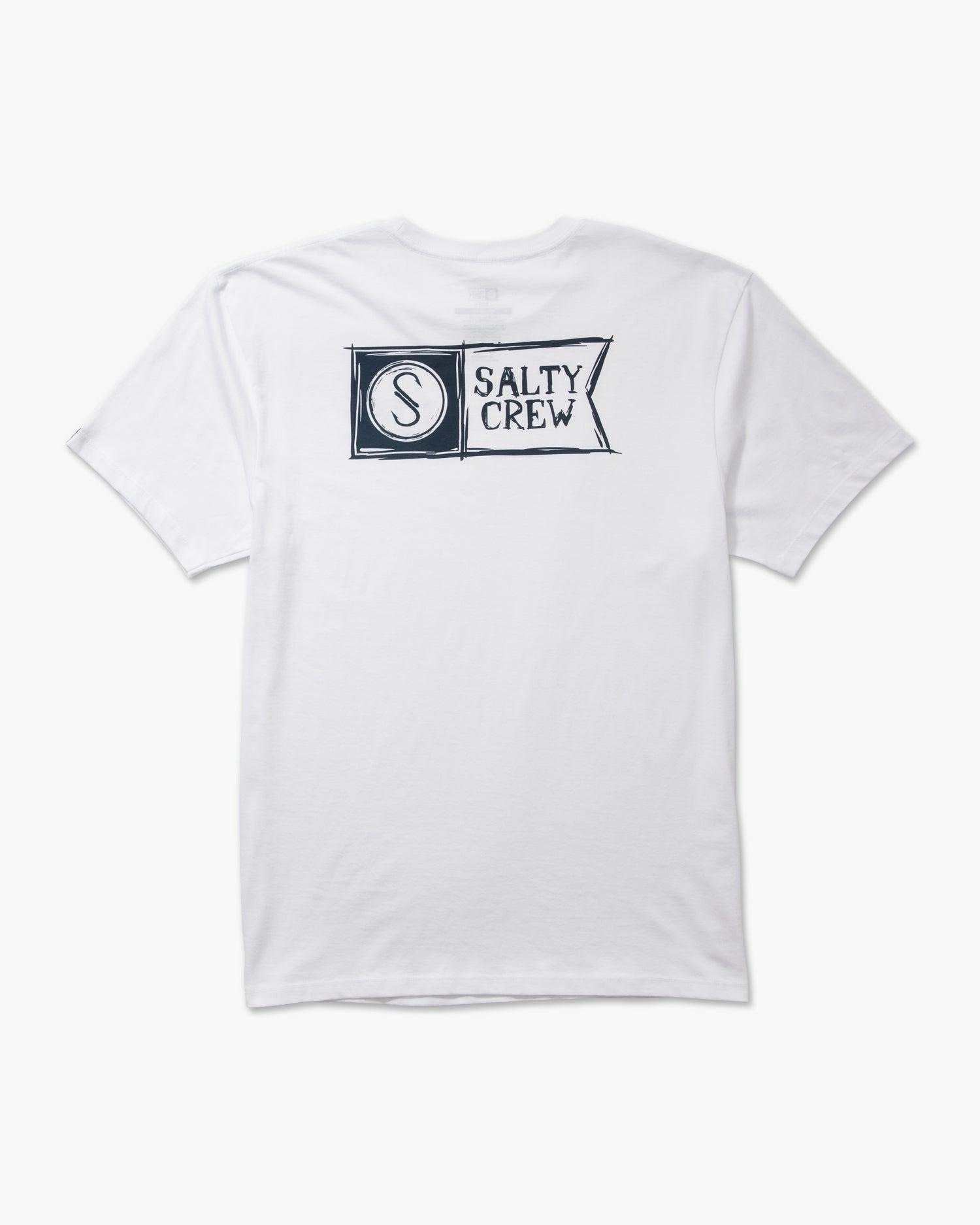 Sketchy Alpha Tee - White Male Product Image