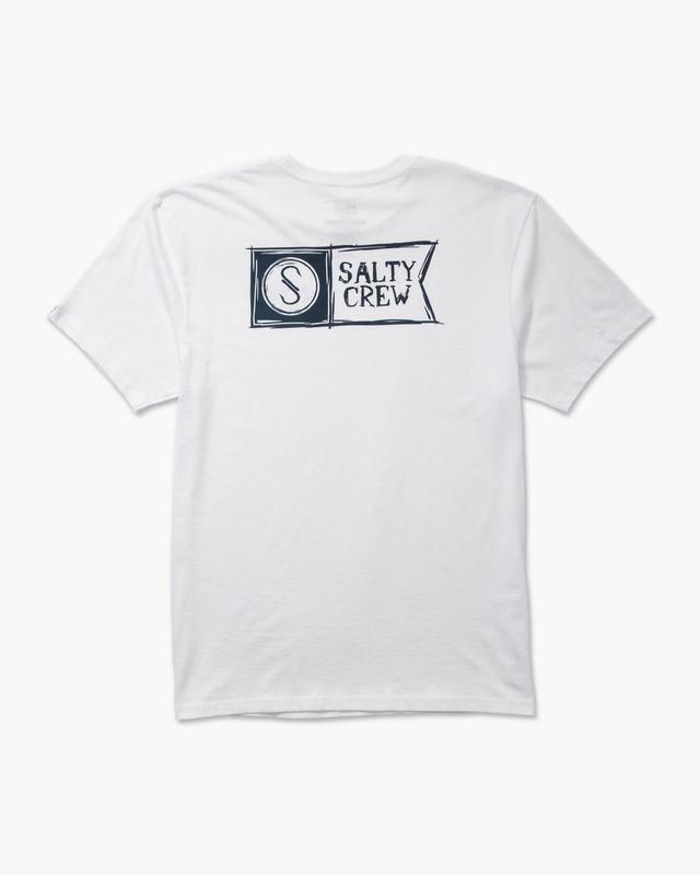 Sketchy Alpha Tee - White Male Product Image