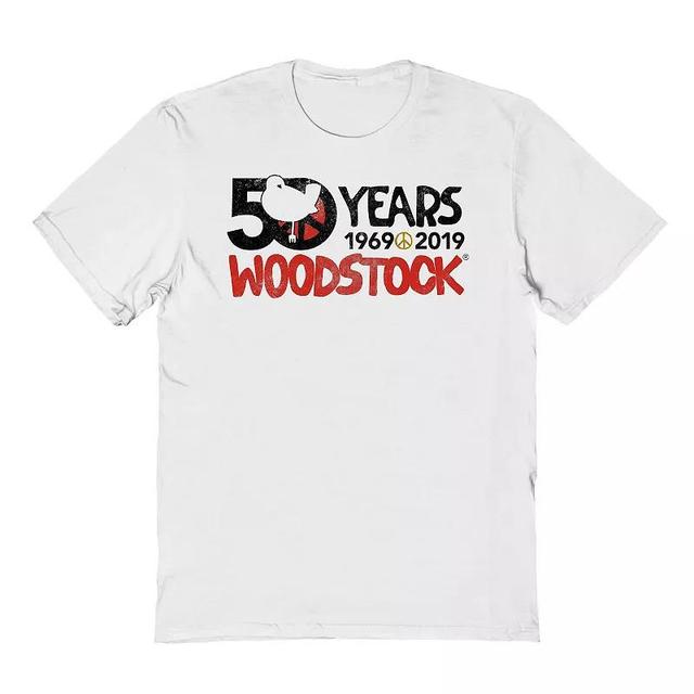 Mens Woodstock 50 Years Graphic Tee Product Image