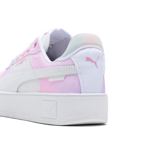 PUMA Carina Street Watercolor Women's Sneakers in Mauved Out/White Product Image