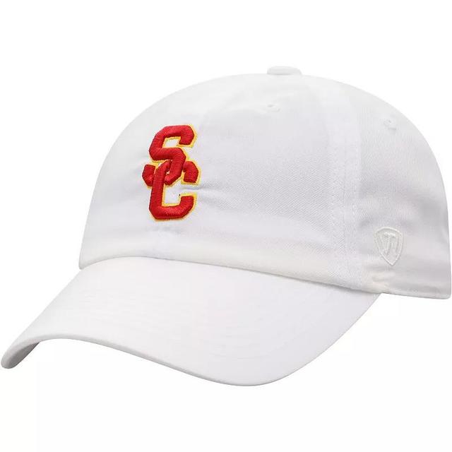 Mens Top of the World White Usc Trojans Staple Adjustable Hat Product Image