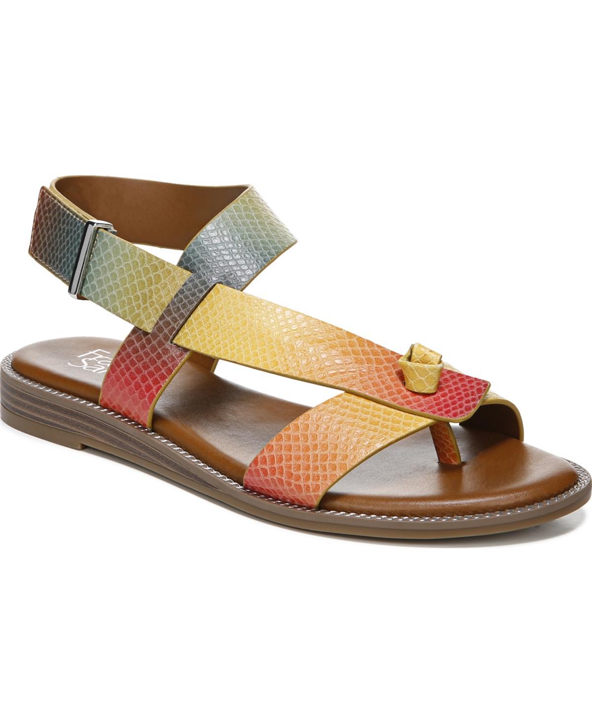 Franco Sarto Glenni Asymmetrical T-Strap Sandals Product Image