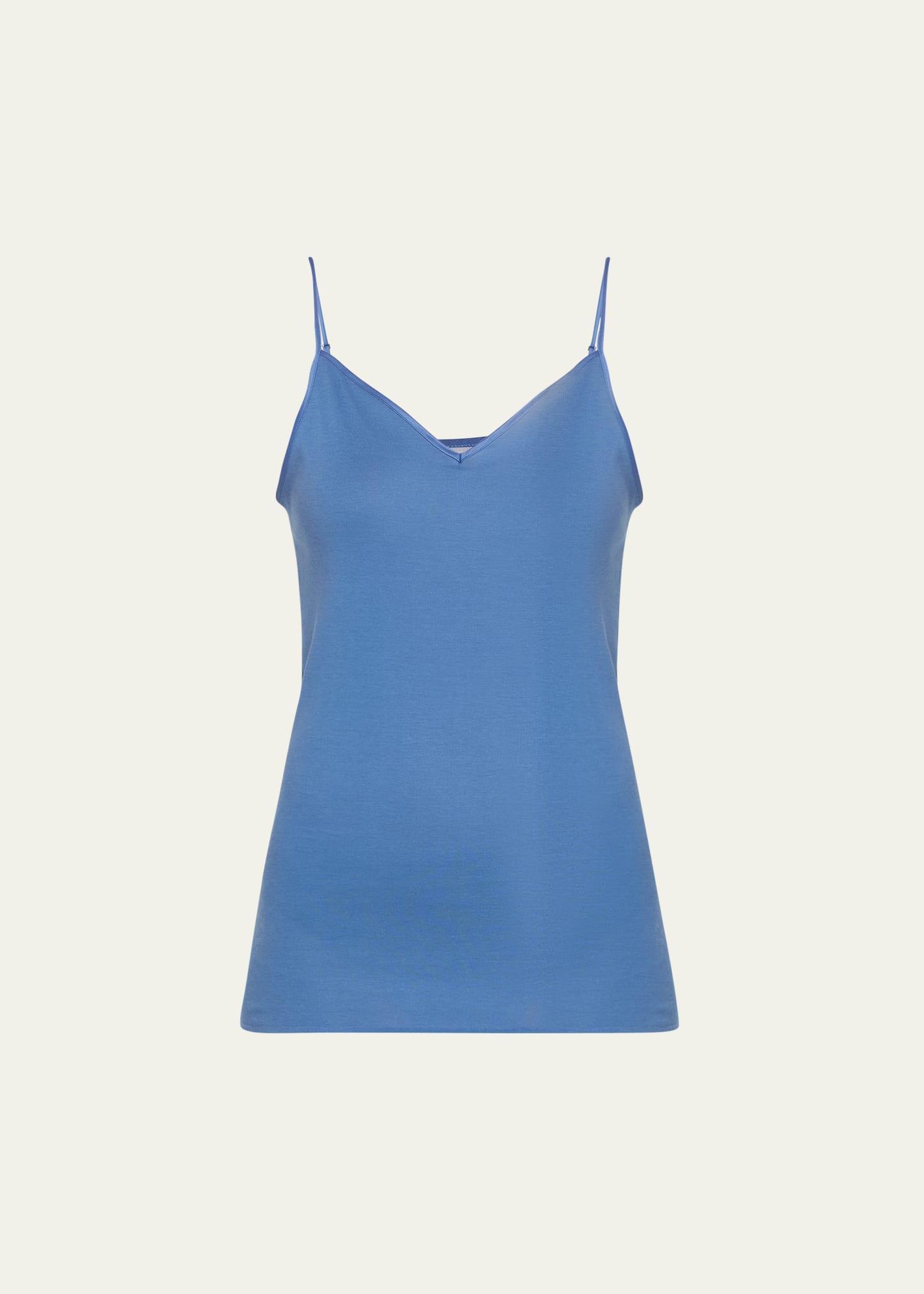 Womens Cotton Seamless V-Neck Camisole Product Image