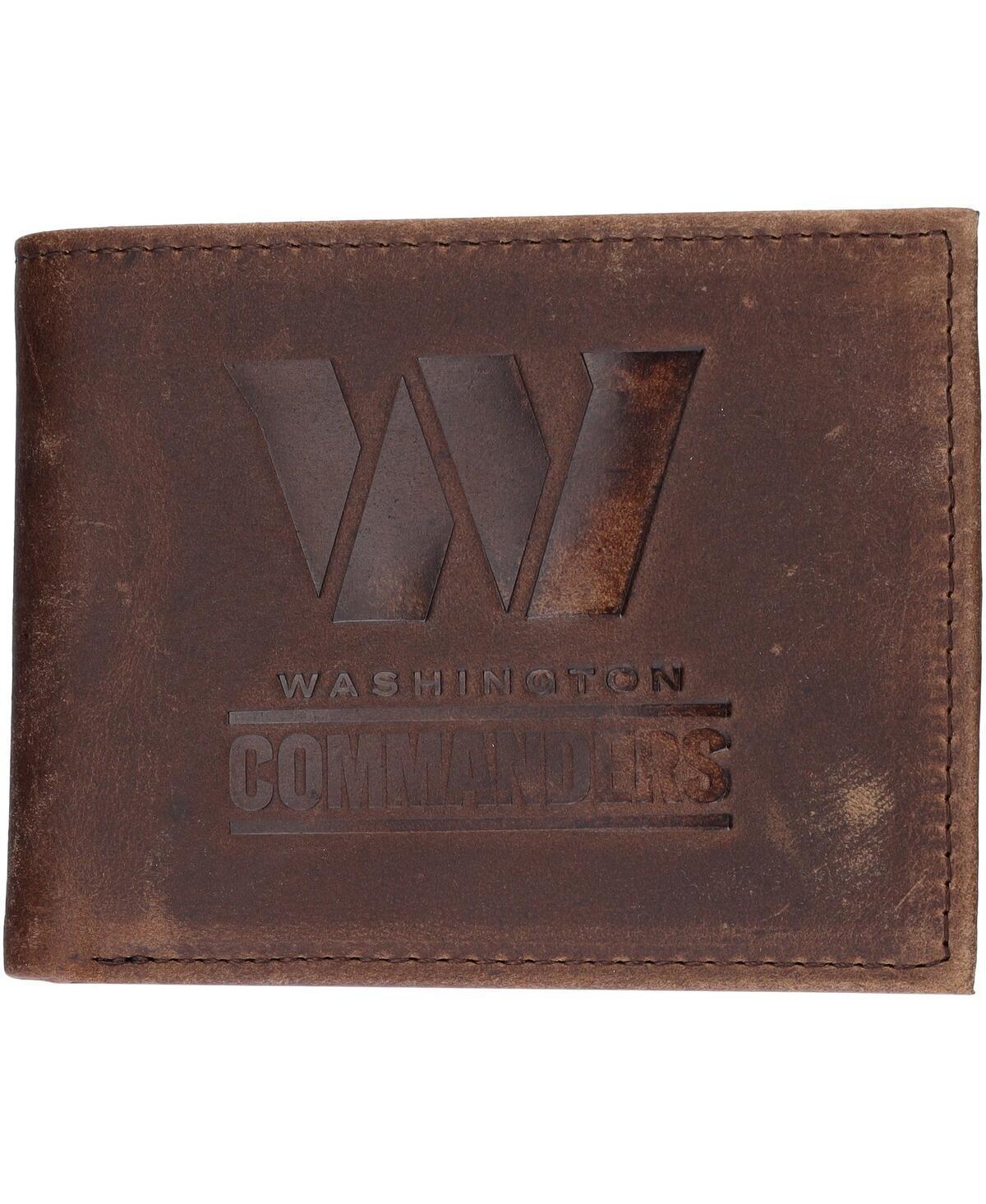 Brown Washington Commanders Bifold Leather Wallet Product Image