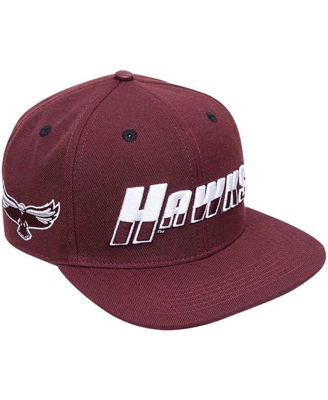 Mens Pro Standard Maroon Maryland Eastern Shore Hawks Evergreen Hawks Snapback Hat Product Image