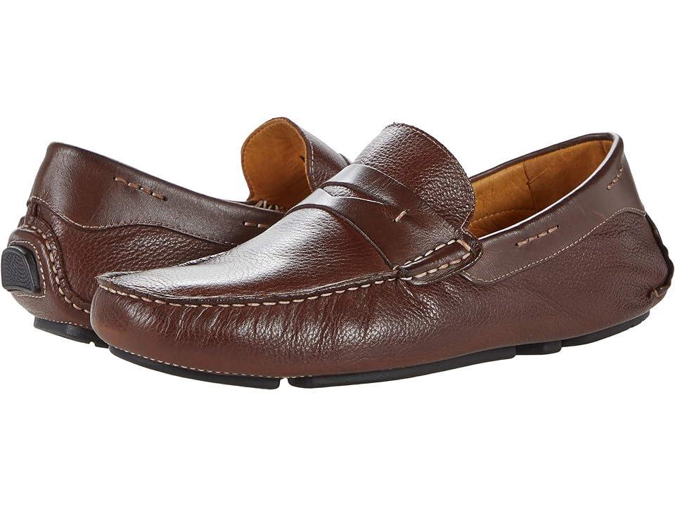 Massimo Matteo Florencia Penny Driver (Medium Brown) Men's Slip on  Shoes Product Image