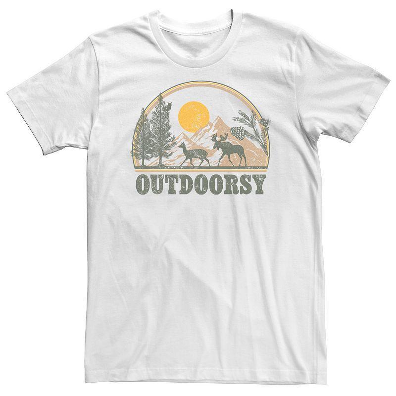 Big & Tall Trendy Outdoorsy Landscape Graphic Tee, Mens Product Image