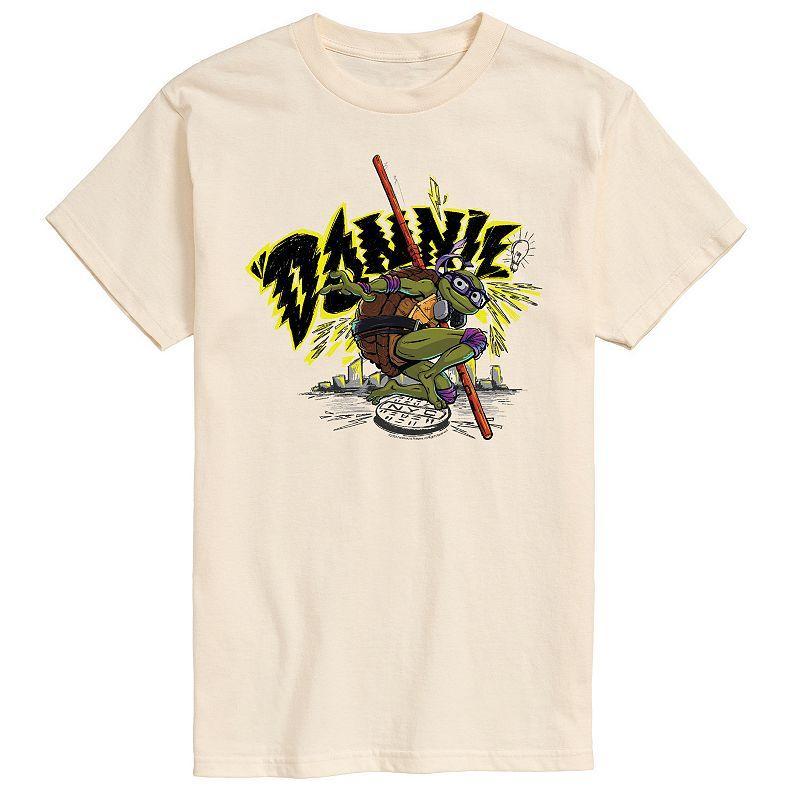 Mens Teenage Mutant Ninja Turtles Mutant Mayhem Don Tee White Product Image