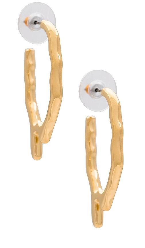 Tiriko Midi Drip Hoop Earrings Product Image