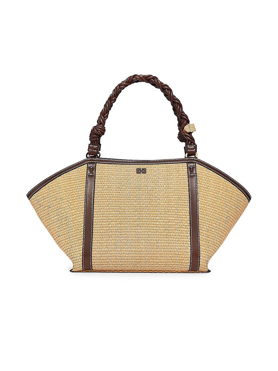 Womens Medium Bou Woven Tote Bag Product Image