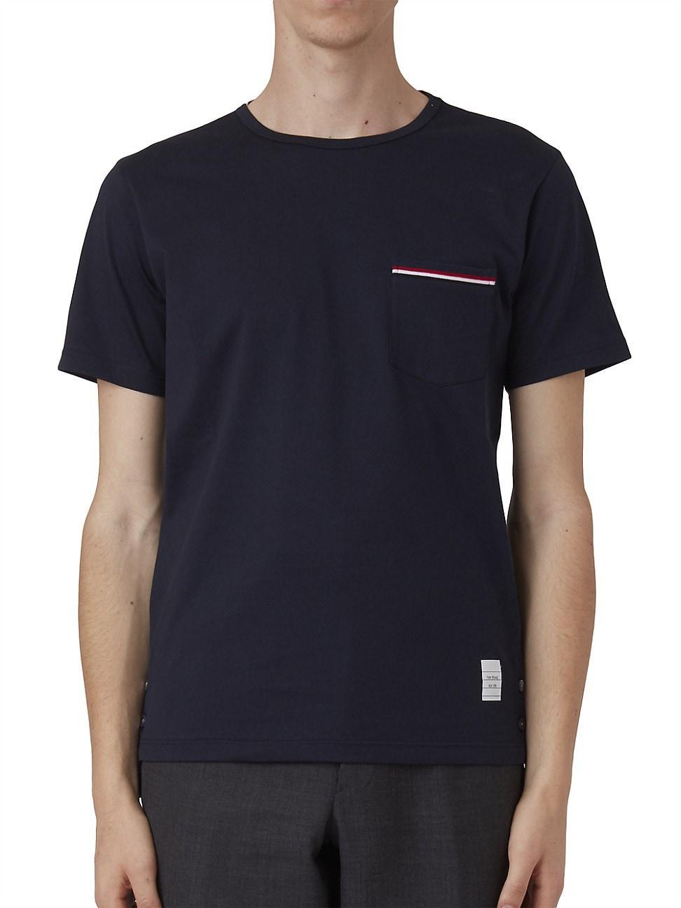 Mens Cotton Pocket Tee Product Image