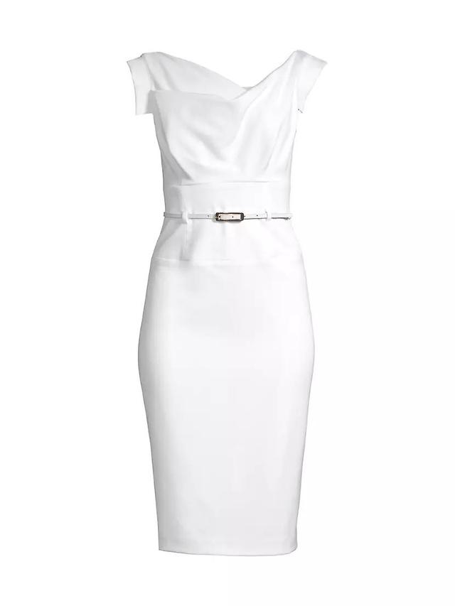 Jackie Belted Sheath Dress Product Image