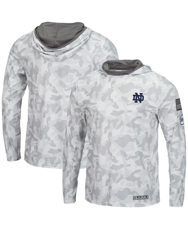 Mens Colosseum Arctic Camo Maryland Terrapins Oht Military-Inspired Appreciation Long Sleeve Hoodie Top Product Image