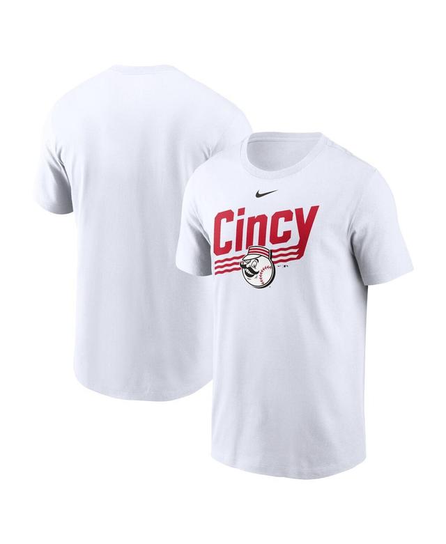 Nike Mens White Cincinnati Reds Local Home Town T-Shirt Product Image