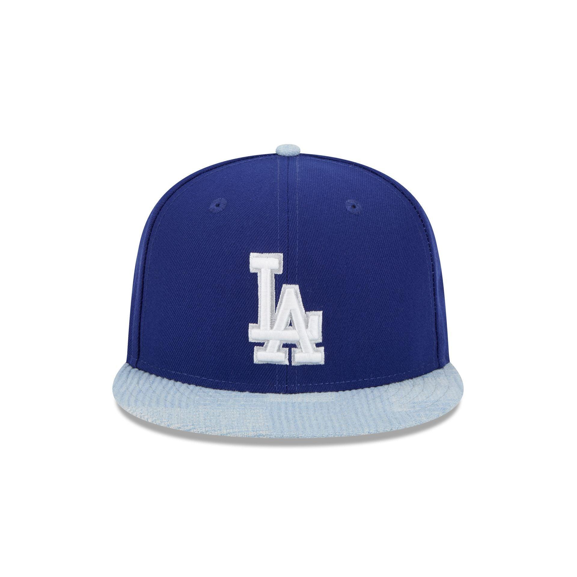 Los Angeles Dodgers Patch Denim 59FIFTY Fitted Hat Male Product Image