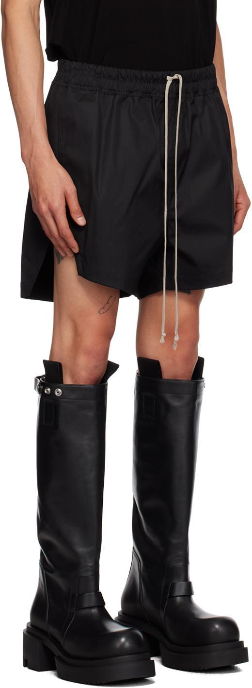 RICK OWENS Black Bela Shorts In 09 Black Product Image