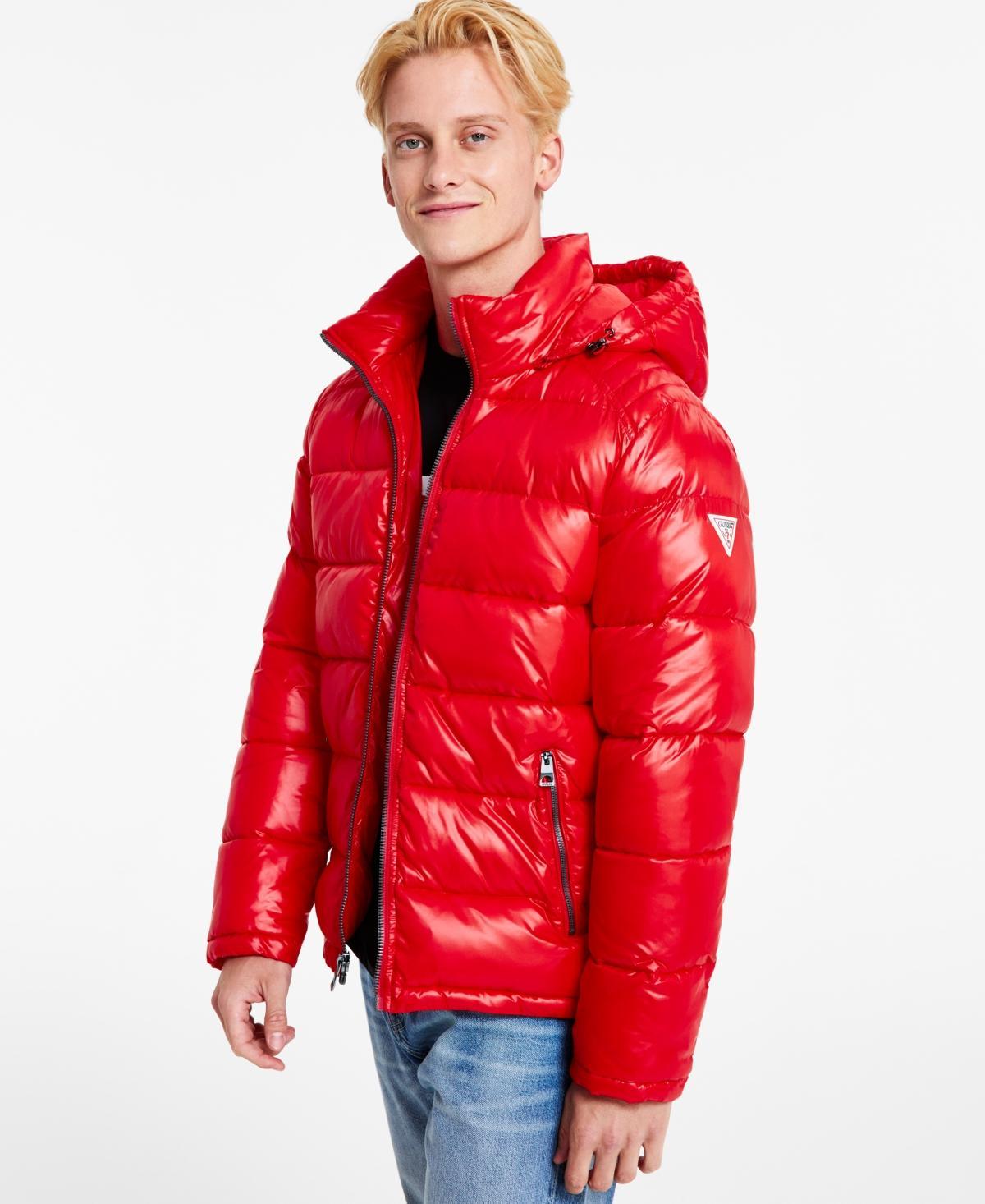 Guess Mens Hooded Puffer Coat Product Image