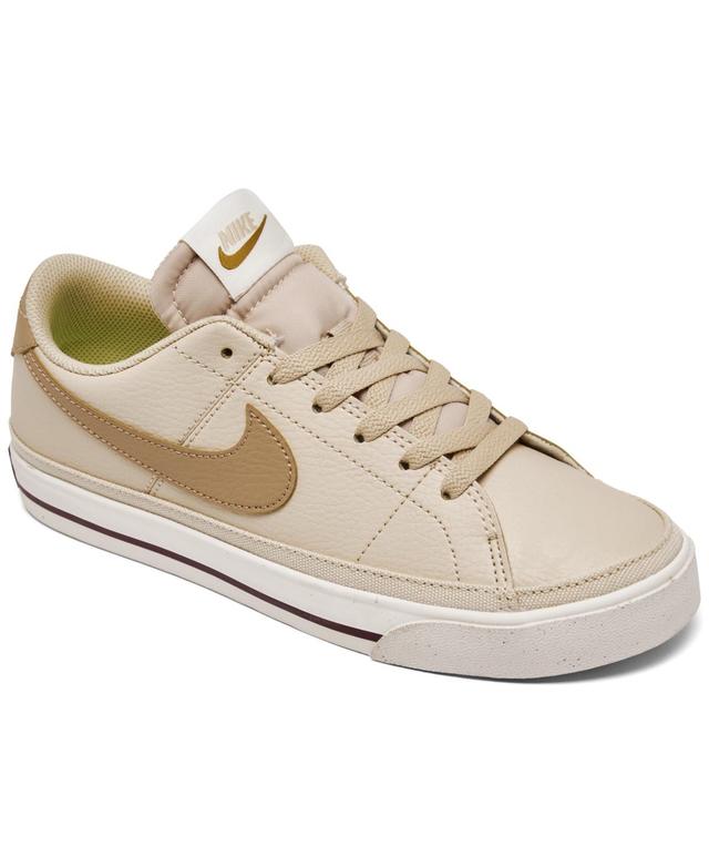 Nike Womens Court Legacy Next Nature Casual Sneakers from Finish Line - Sanddrift Product Image