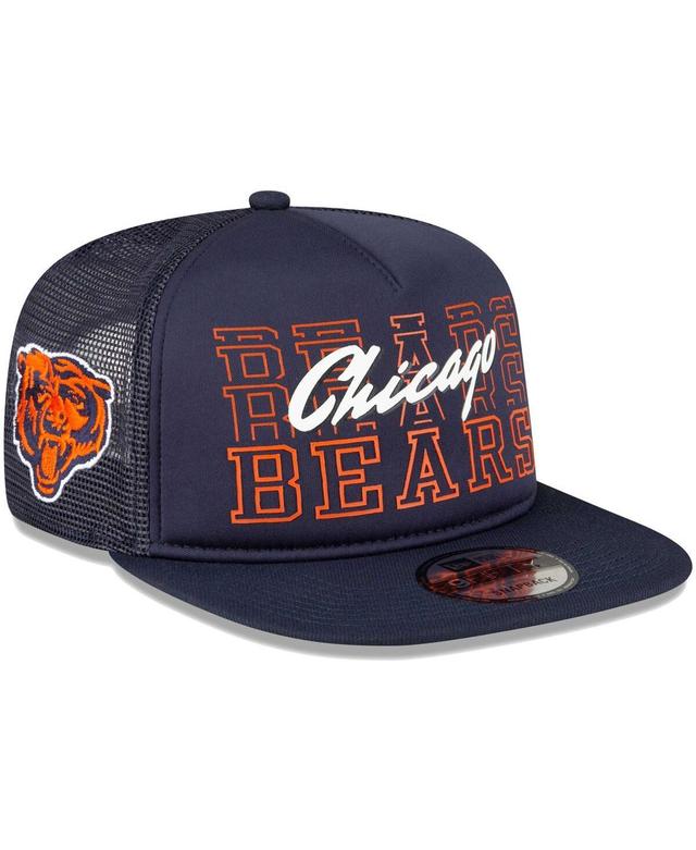 Mens New Era Navy Chicago Bears Instant Replay 9FIFTY Snapback Hat Product Image