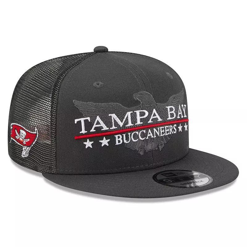 Mens New Era Pewter Tampa Bay Buccaneers Totem 9FIFTY Snapback Hat, Grey Product Image