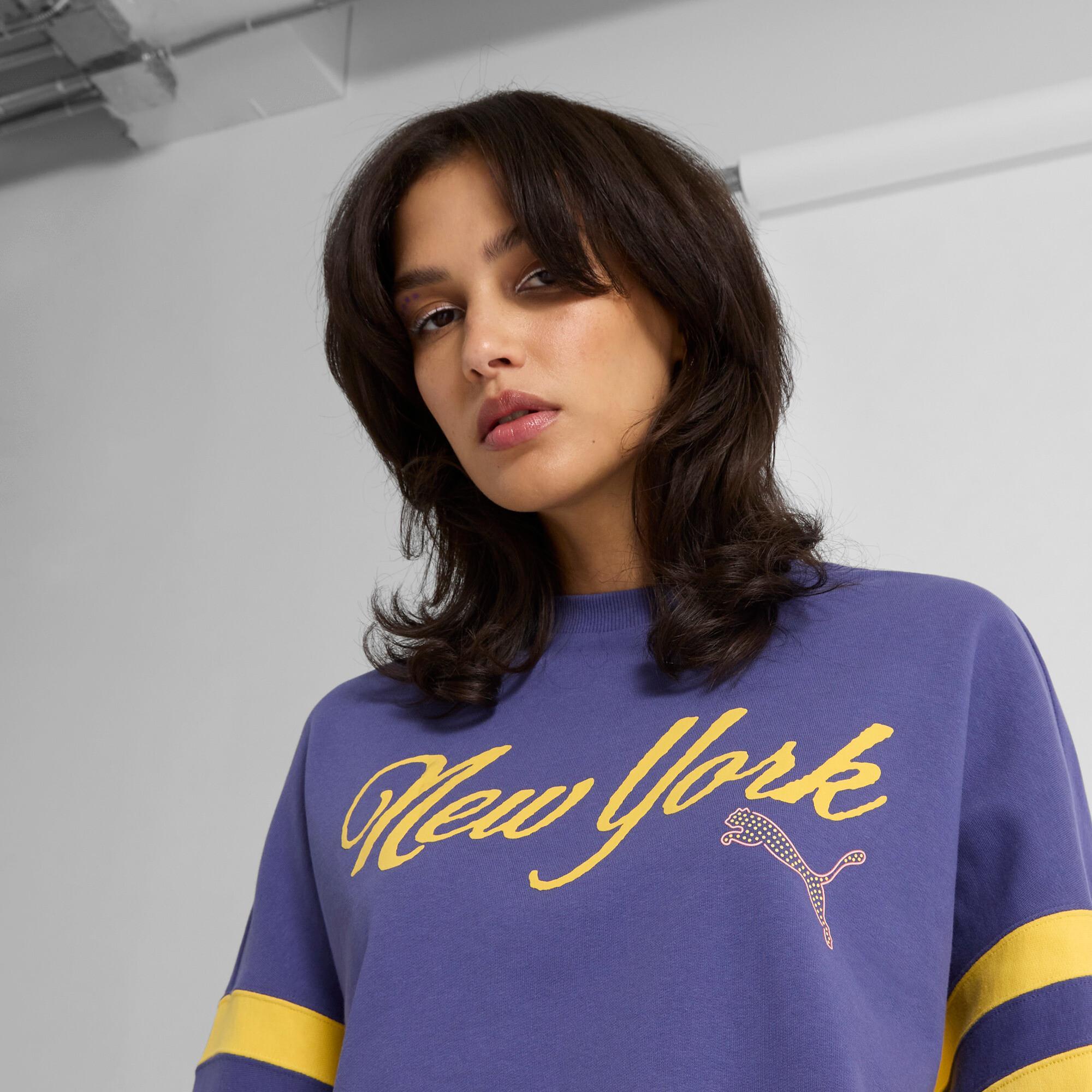 Wardrobe Essentials Bright Lights NYC Flagship Women's Crew Sweatshirt Product Image