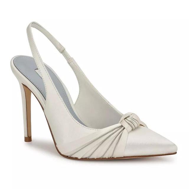 Nine West Faive Bridal Womens Dress Slingback Pumps Product Image