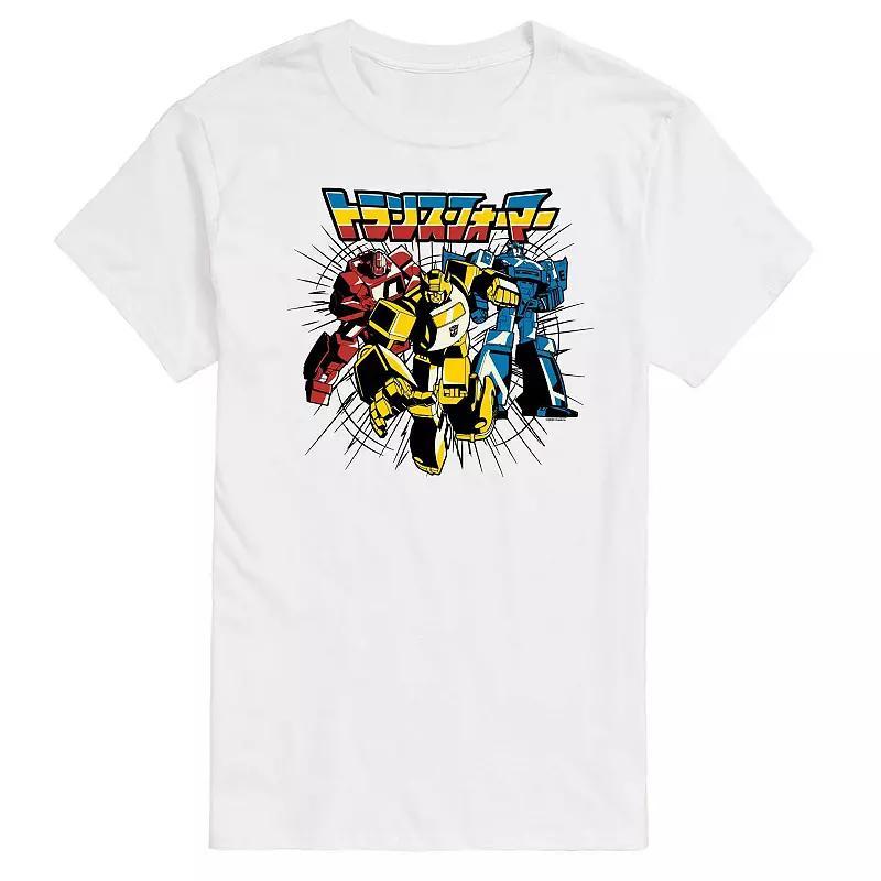 Mens Transformers Transformers Noir Group Graphic Tee Ivory Product Image