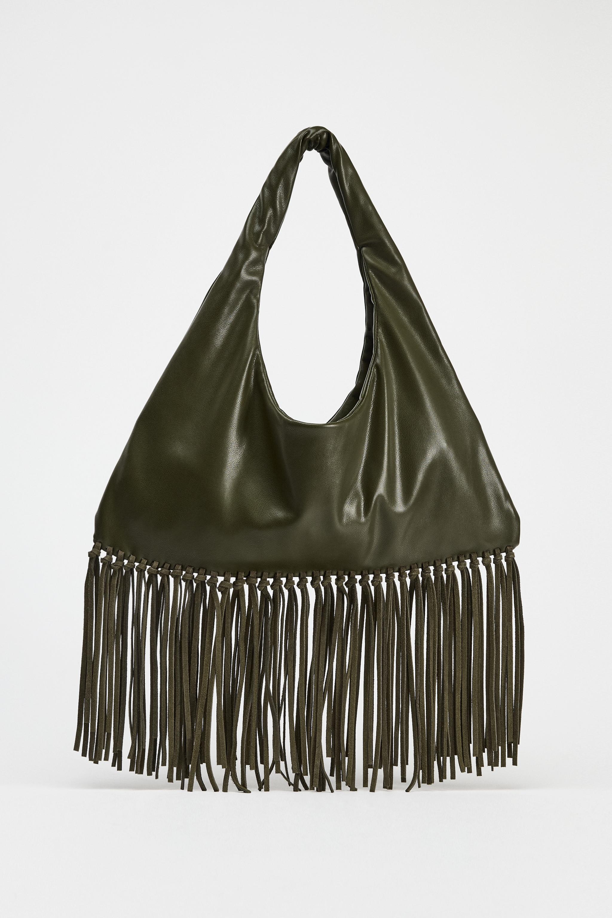 FRINGED SHOULDER BAG Product Image