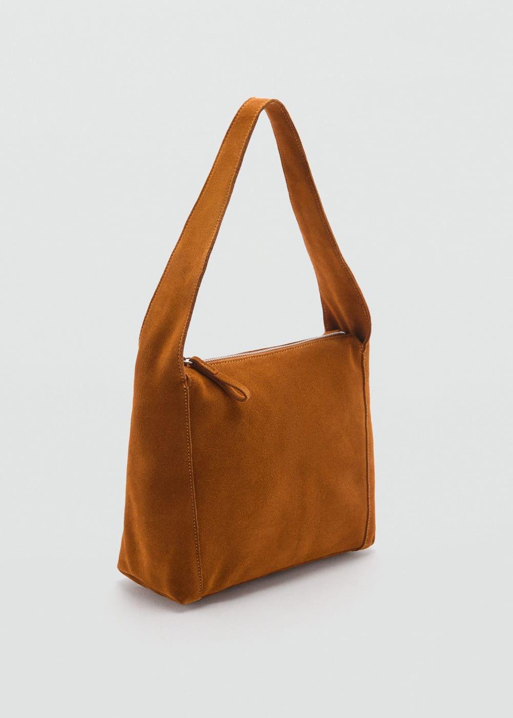 MANGO shoulder bag leather - One size - Women Product Image