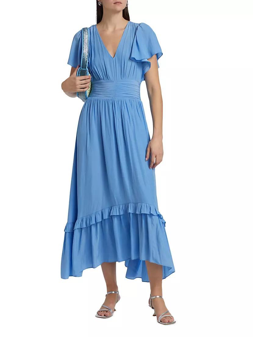 Joanie Ruffle-Trim Maxi Dress Product Image